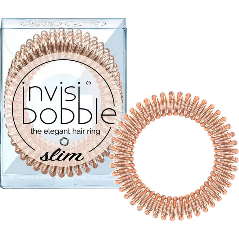 invisibobble Haarstrik dun brons, 1 stuk