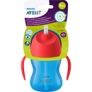 Philips AVENT Rietjesbeker met handvaten 200ml, vanaf 9 maanden, blauw, 1 stuk