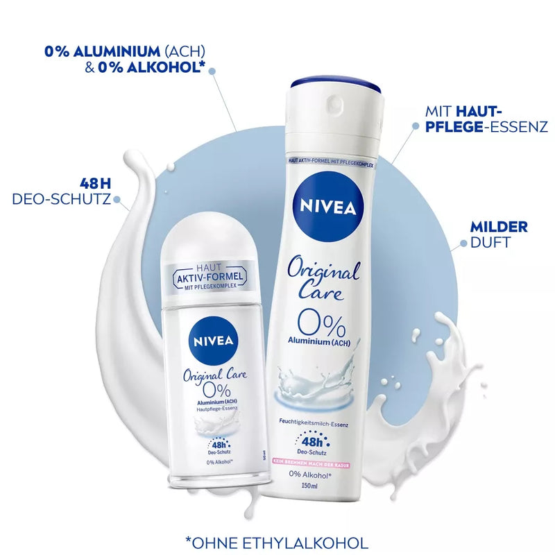 NIVEA Deodorantverstuiver Original Care, 150 ml