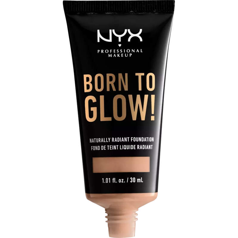 NYX PROFESSIONAL MAKEUP Foundation Born To Glow Natuurlijk Stralend Zacht Beige 07.5, 30 ml