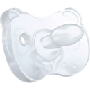 Medela Sucette Soft Silicone, bleu clair/uni, 0-6 mois, 2 pièces