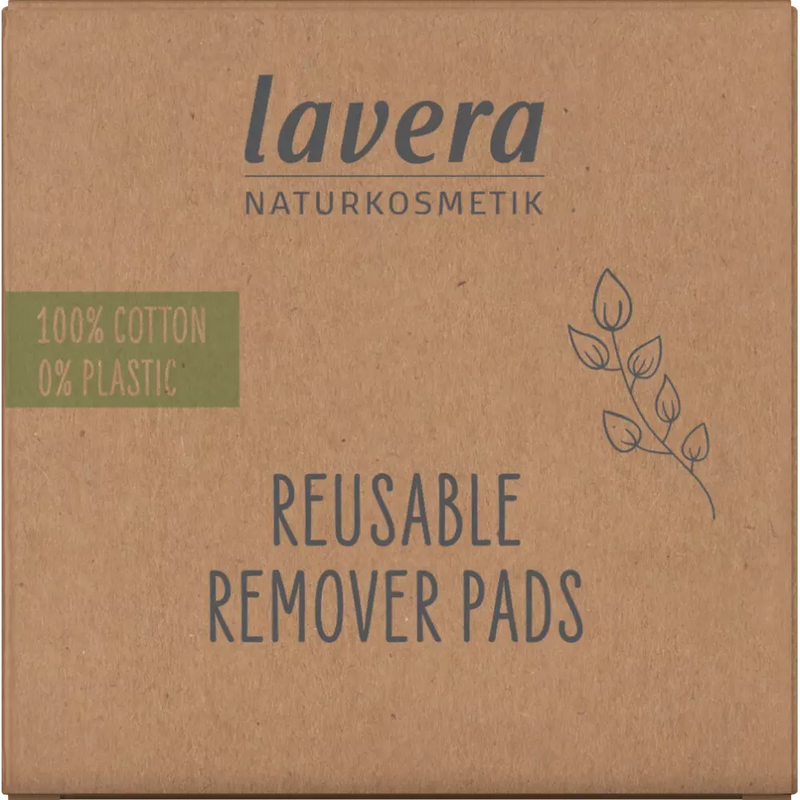 Lavera Make-up remover pads herbruikbaar, 3 stuks.