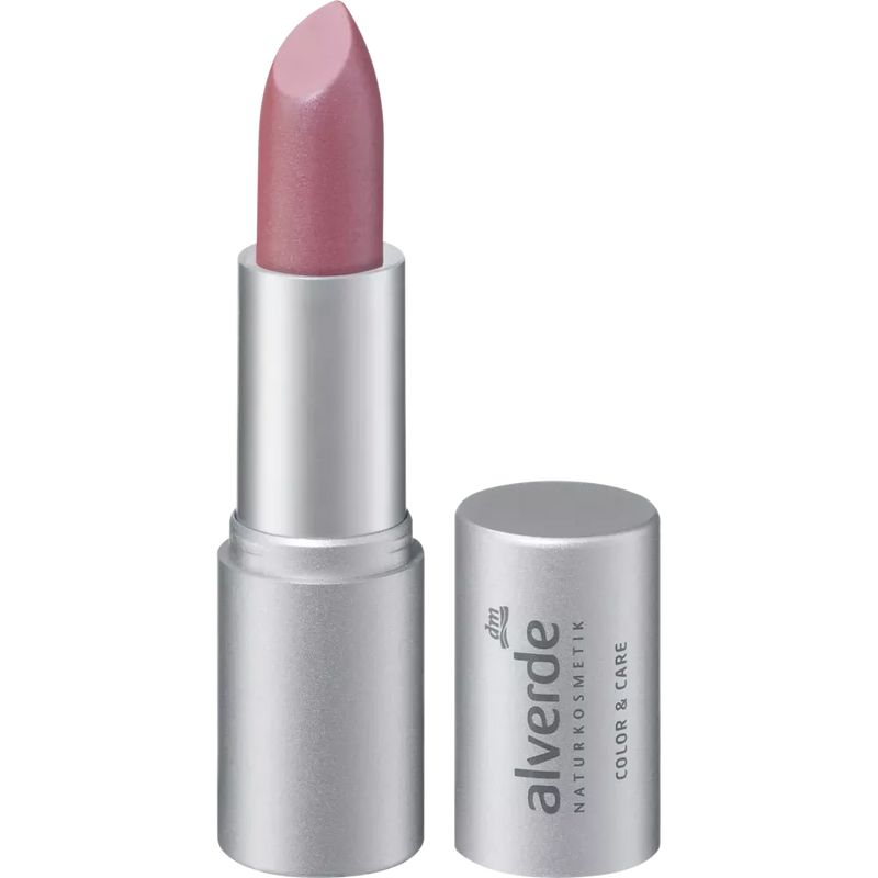 alverde NATURKOSMETIK Lipstick Kleur & Verzorging Berry 04, 4.6 g
