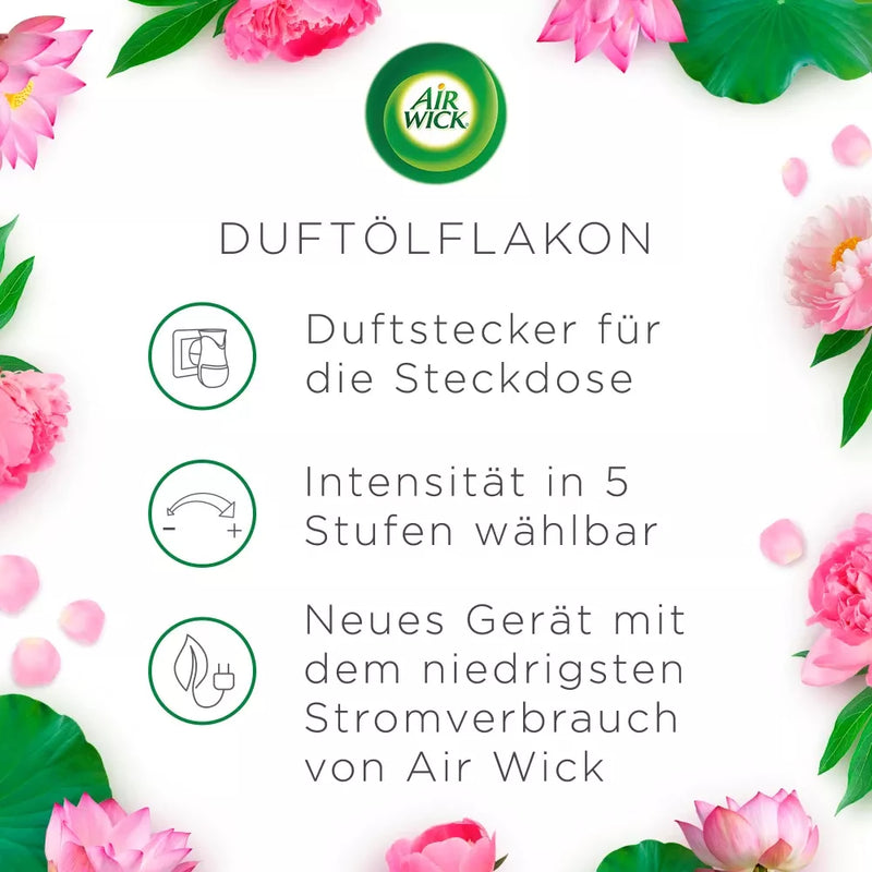 AirWick Navulling Duo Pioenroos & Lotusbloesem (2 stuks), 38 ml