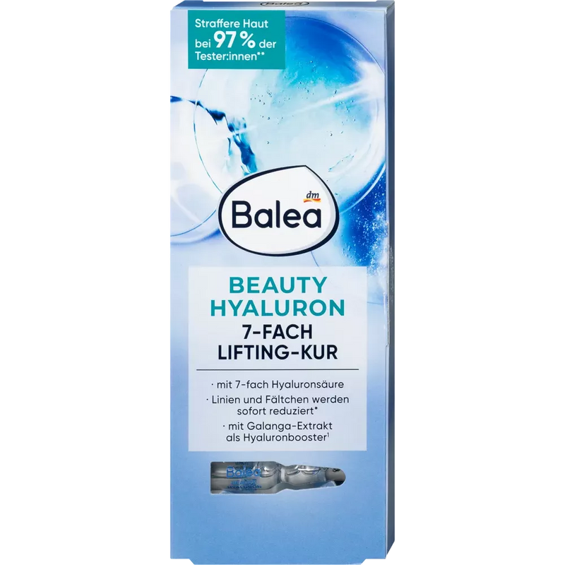 Balea Ampullen Beauty Hyaluron Lifting Treatment (7x1 ml ), 7 ml