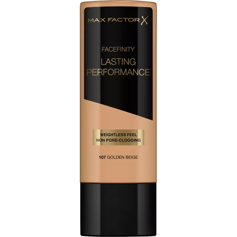 MAX FACTOR Make-up Facefinity Lasting Performance Foundation Goudgeel 107, 35 ml