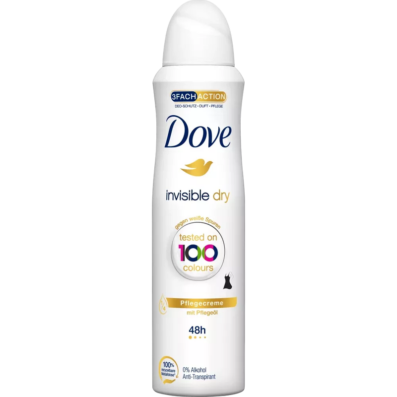 Dove Deo Spray Antiperspirant Invisible Dry, 150 ml
