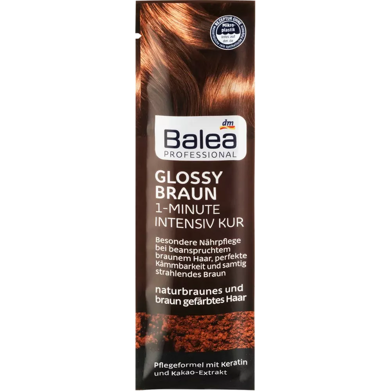 Balea Professional Intensieve behandeling glanzend bruin Sachet, 20 ml