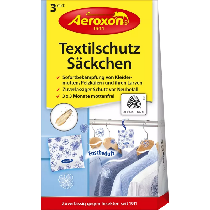 Aeroxon Textielbeschermingszakje, 3 stuks