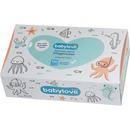 Lingettes sèches pour bébé Babylove 3 couches, 100 pièces