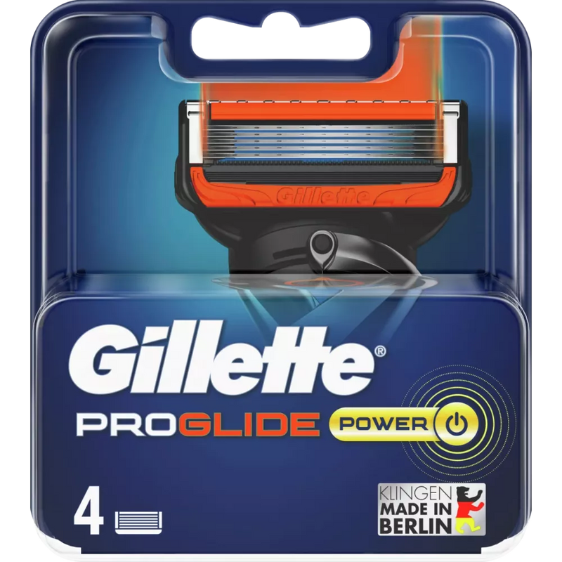 Gillette ProGlide Power Scheermesjes, 4 stuks