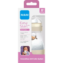 MAM Biberon Anti-Colique Easy Start , crème, dès la naissance, 160 ml, 1 pièce