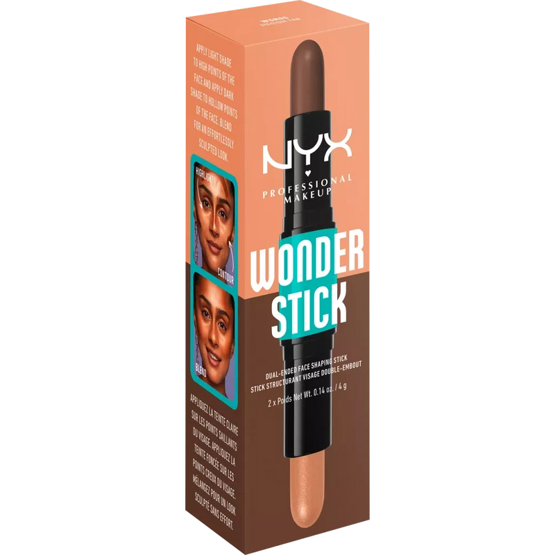 NYX PROFESSIONAL MAKEUP Contouring Pen Wonder Dual Face Lift Medium Tan 05, 1 st