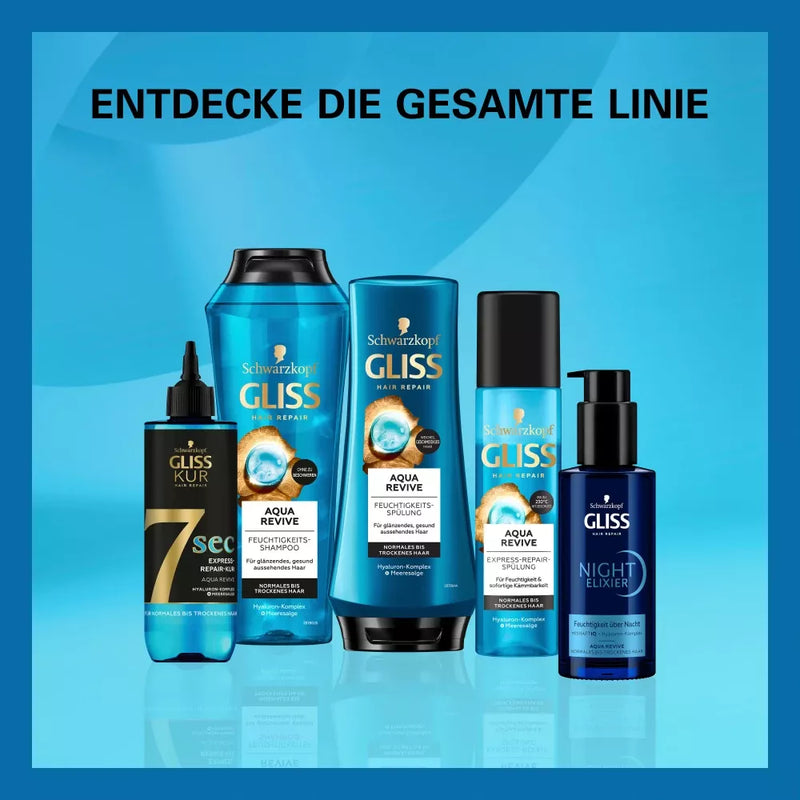 Schwarzkopf GLISS Shampoo Aqua Revive, 250 ml