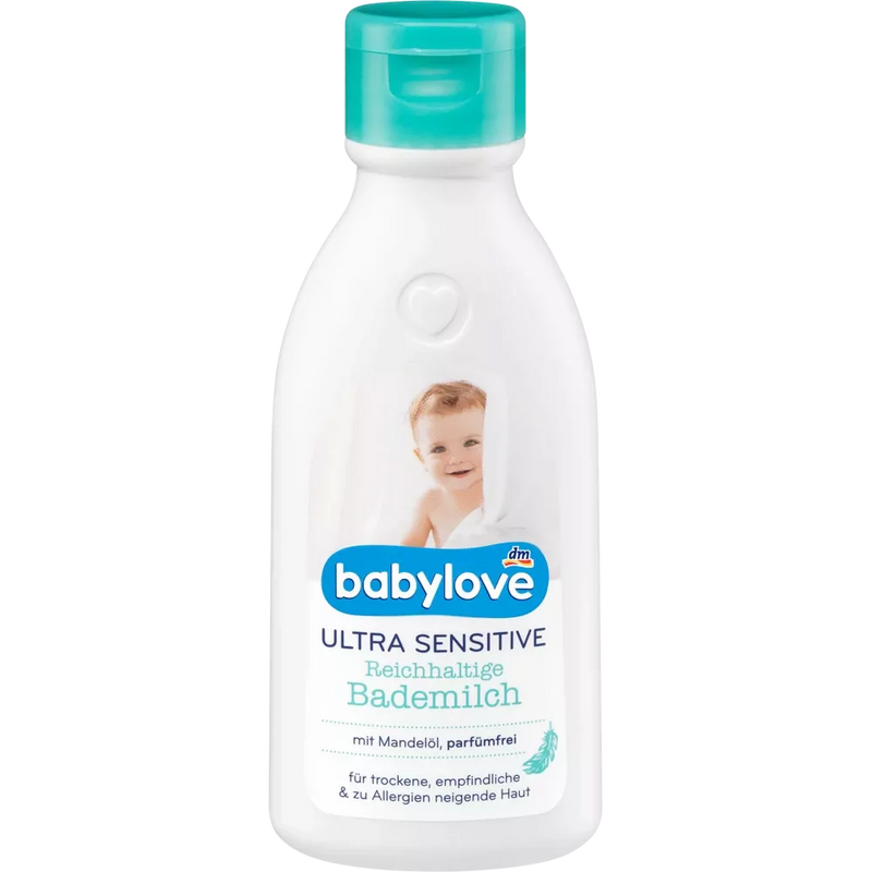 babylove Badtoevoeging badmelk ultra sensitive, 250 ml
