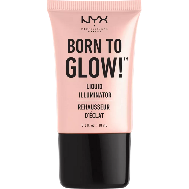 NYX PROFESSIONAL MAKEUP Highlighter Born To Glow Liquid Illuminator 1 Zonnestraal, 18 ml