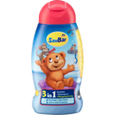 SauBär Douche+Shampoo+Conditioner 3in1 Aardbeienshake, 250 ml