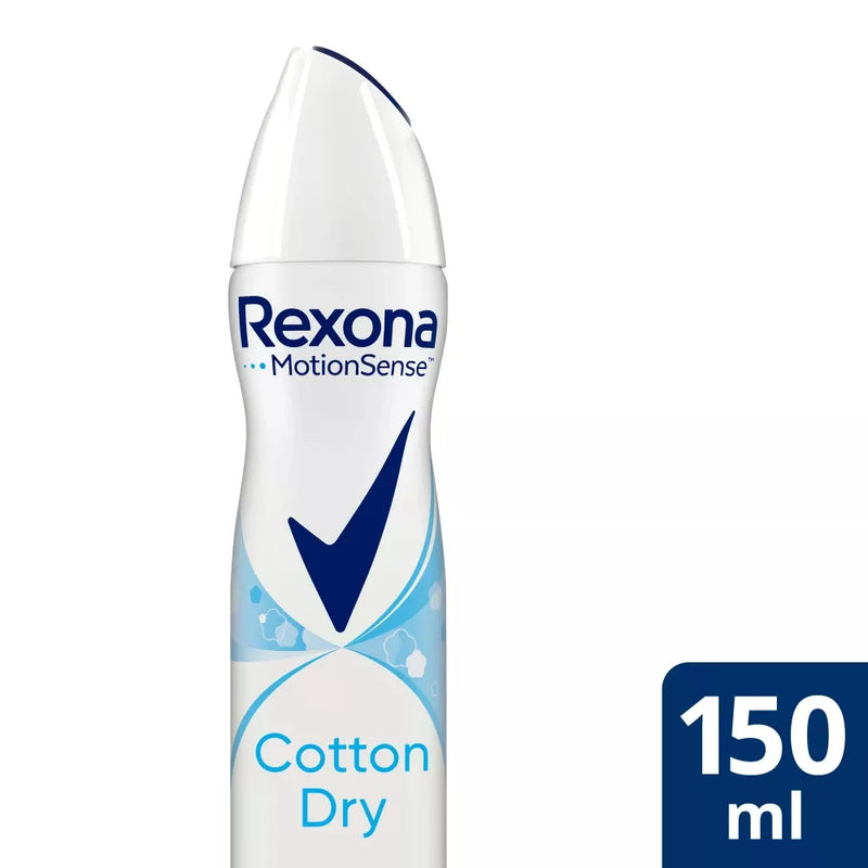 Rexona Deo Spray anti-transpirant katoen droog, 150 ml