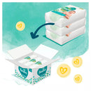 Couches Pampers Harmonie taille 1 Nouveau-né (2-5 kg), boîte mensuelle, 180 pièces.