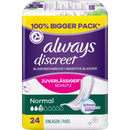 always Hygiene pads blaaszwakte Discreet Normaal Grootverpakking, 24 stuks