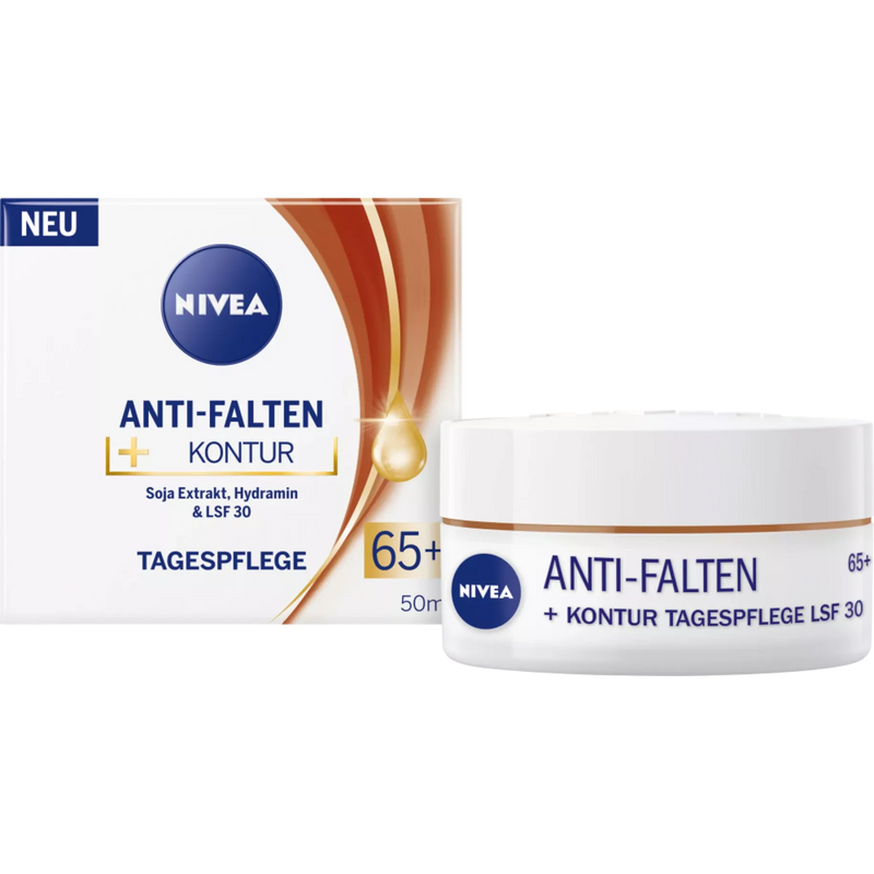 NIVEA Dagcrème Anti-Rimpel & Contour 65+ SPF 30, 50 ml