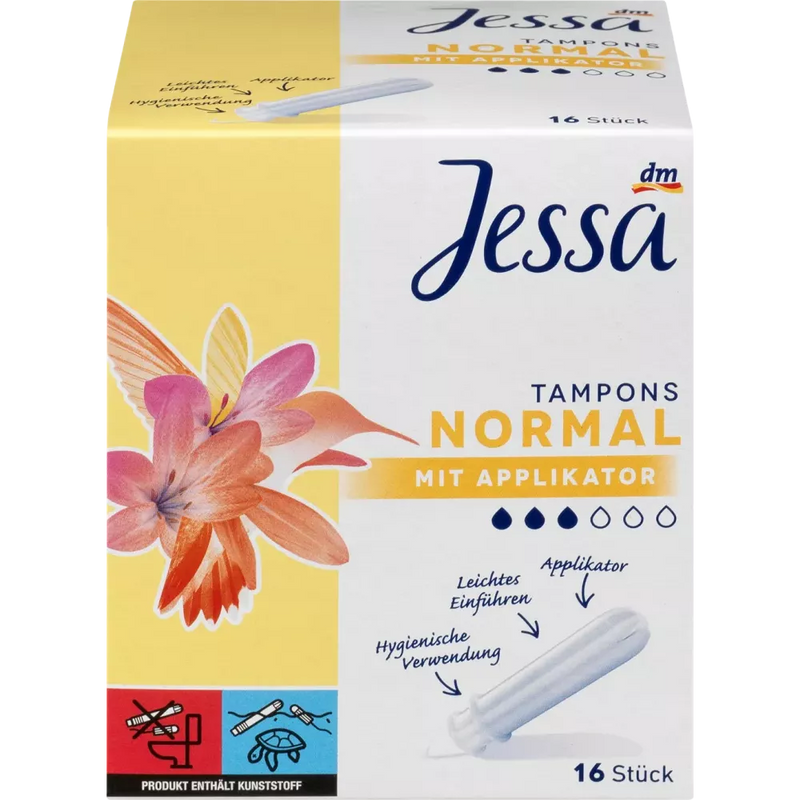 Jessa Tampons Applicator Normaal, 16 stuks