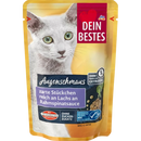 Dein Bestes Natvoer voor katten, Eye Feast Rijk aan zalm op crème-spinaziesaus, 100 g