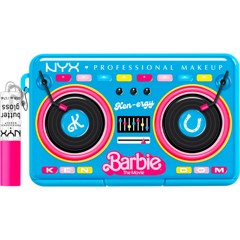 NYX PROFESSIONAL MAKEUP Palette de couleurs Barbie Mini Color TURN UP THE KEN-ERGY! 02, 1 pièce