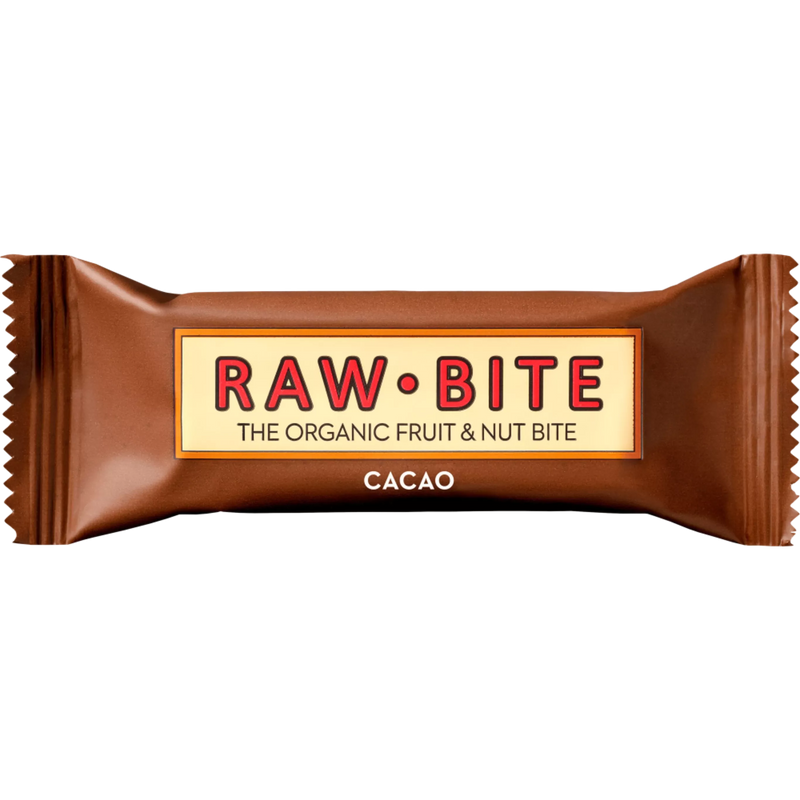 raw bite Rauwkost reep cacao, 50 g