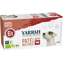 Yarrah Honden Natvoer, Bio Paté met Rundvlees, Multipack (6 x 150g), 900 g