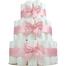 Tanjo Diaper cake grand, rose, 1 pièce