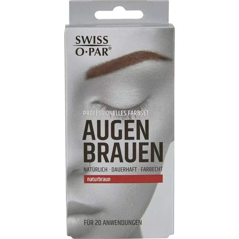 Swiss-o-Par Wenkbrauwkleur naturel bruin, 1 stuk
