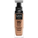 NYX PROFESSIONAL MAKEUP Fond de teint Can't Stop Won't Stop 24 heures Medium Buff 10,5, 30 ml