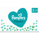 Couches Pampers Harmonie taille 3 Midi (6-10 kg), boîte mensuelle, 204 pièces.
