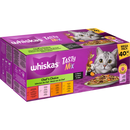 Nourriture humide pour chats Whiskas Choix du chef en sauce, Tasty Mix Multipack (40 x 85 g), 3,4 kg