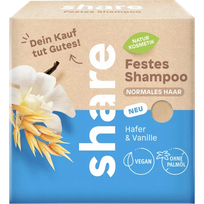 share Shampoo Bar Haver & Vanille, 60 g