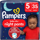 Pampers Baby Pants Night Baby Dry taille 5 (12-17 kg), 35 pièces.