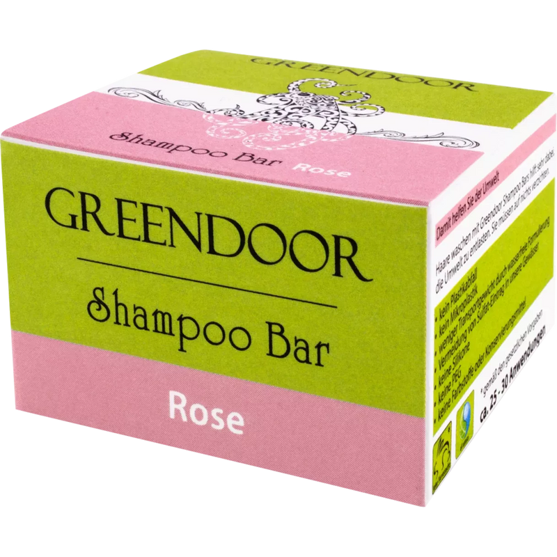 Greendoor Rose Solid Shampoo, 75 g
