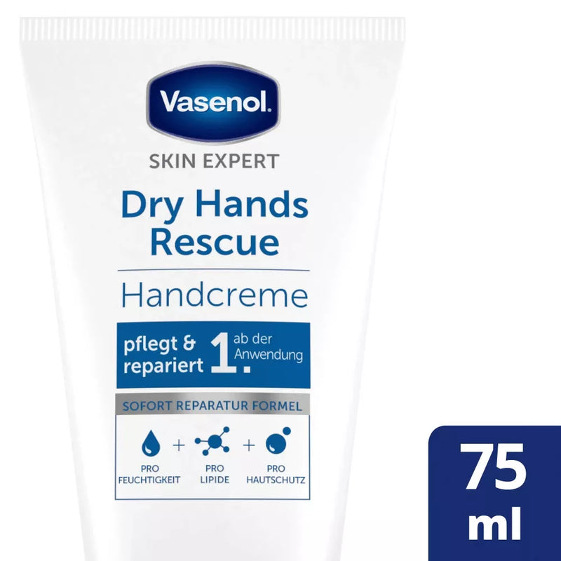 Vasenol Handcrème voor droge huid, droge handen rescue, 75 ml