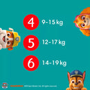Pampers Baby Pants Baby Dry Gr.4 Maxi (9-15 kg) Édition Limitée Paw Patrol, boîte mensuelle, 180 pièces.