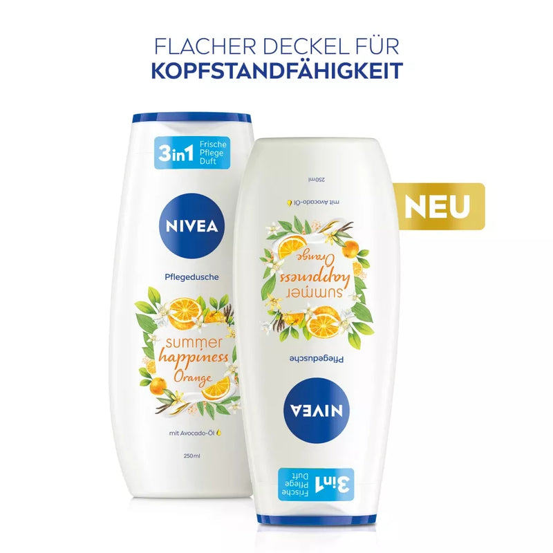 NIVEA Crème douche zomer geluk sinaasappel, 250 ml