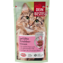 Dein Bestes Cat Snacks Coussinets à grignoter remplis pour la peau et le pelage, 50 g
