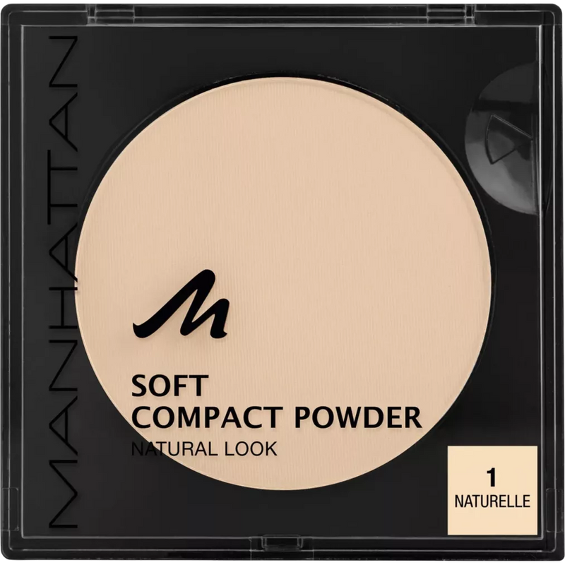MANHATTAN Cosmetics Gezichtspoeder Soft Compact Powder Naturelle 01, 9 g