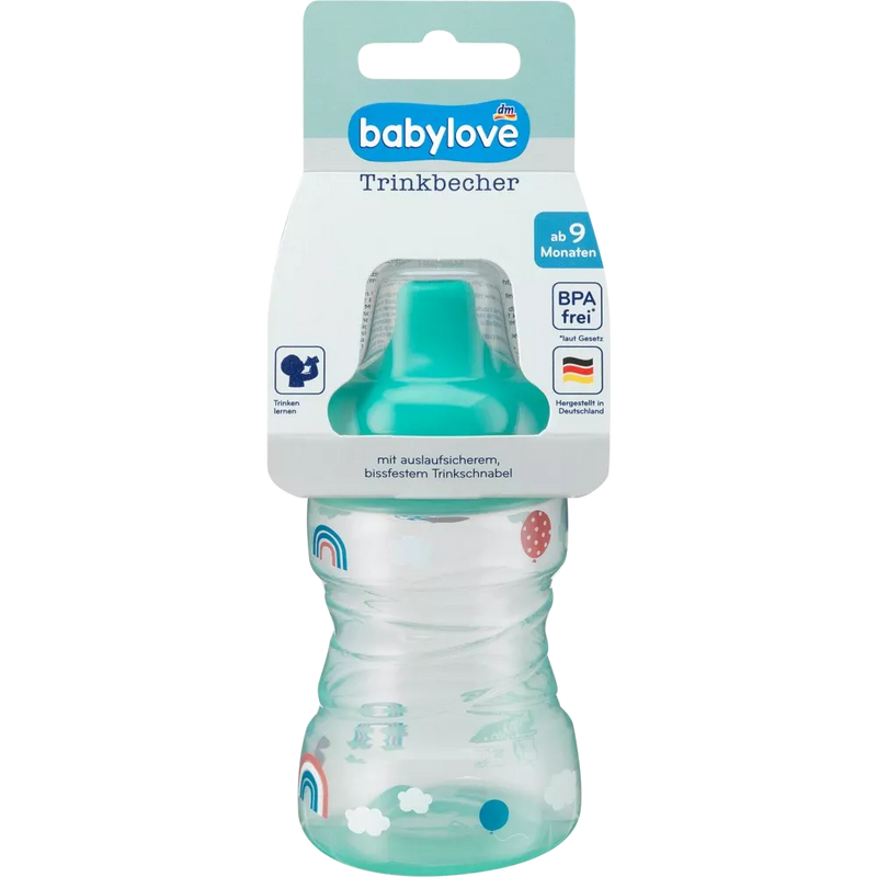 babylove Drinkbeker, turkoois, 260 ml, 1 stuk