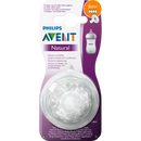 Philips AVENT Speen Natural 2.0, silicone snelle voeding, vanaf 6 maanden, 2 stuks.