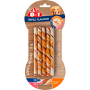 8in1 Snack voor honden, Triple Flavour Twisted Sticks, 10 stuks