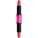 NYX PROFESSIONAL MAKEUP Blush Stick Wonder Cream Pêche Clair &amp; Rose Bébé 01, 1 pièce