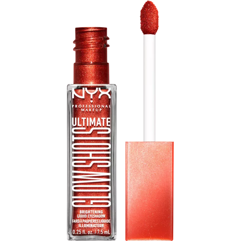 NYX PROFESSIONAL MAKEUP Oogschaduw Ultimate Glow Shots 11 Clemetine Fijn, 1 st