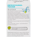 ebelin Verfrissende doekjes citrusgeur, 10 stuks.