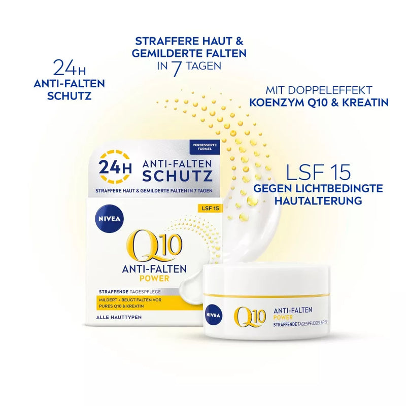 NIVEA Dagcrème Q10 SPF 15, 50 ml